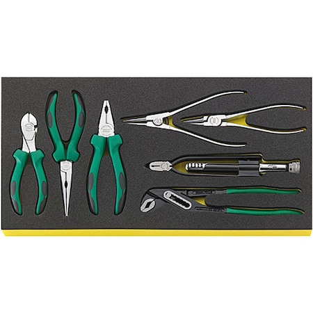 Stahlwille Tools Set of pliers No.TCS WT 6501-6602/7-1 -tray7-pcs. 96830131